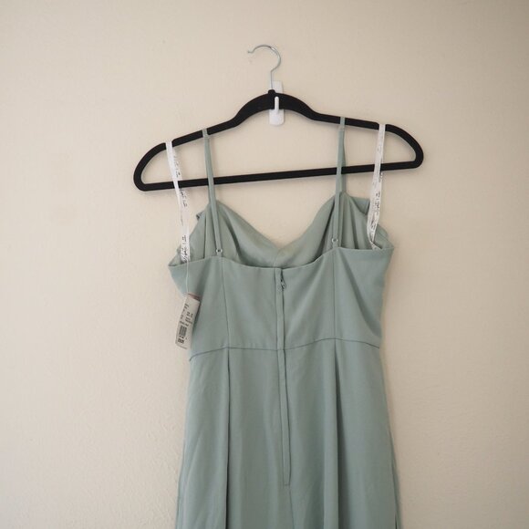 !! NWT Celebrate DB Studio f20510 Dusty Spaghetti Strap Chiffon Ruffle - Picture 9 of 10